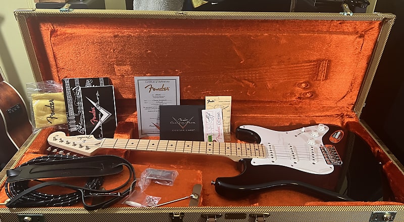 2009 Fender Custom Shop Eric Clapton Stratocaster - Black w/OHSC | Reverb