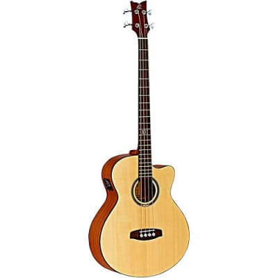 Ortega Deep Series 5 D538-4 Mahogany Acoustic-Electric Bass Open Pore Natural for sale