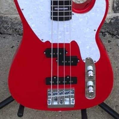 GAMMA Custom Bass Guitar T22-02, Delta Star Model, Tuscany Red image 2