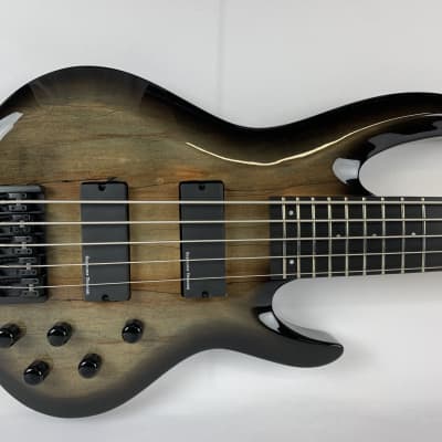 ESP E-II BTL-5 Black Natural Burst 5-String Electric Bass Guitar + Hard Case B-Stock Made in Japan image 8