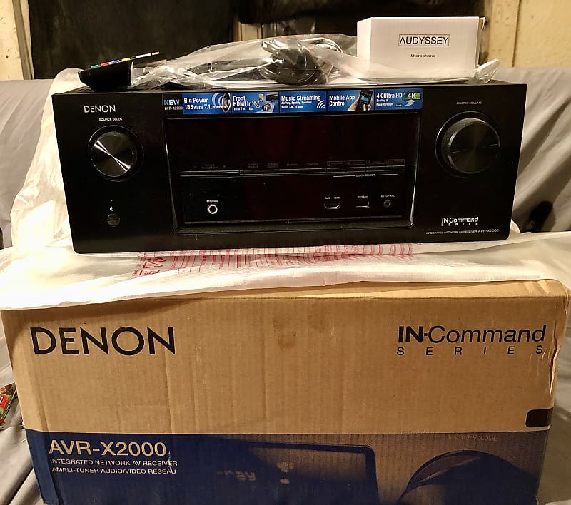 Denon IN-Command Series AVR-X2000 7.1 Ch Integrated Network Receiver  *MINT!/LIKE NEW!*