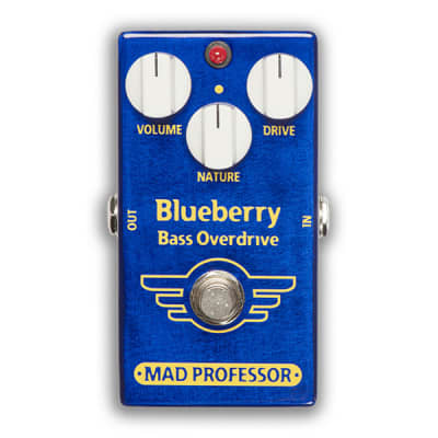 Mad Professor BLUEBERRY Bass Overdrive Bass Effects Pedal image 1
