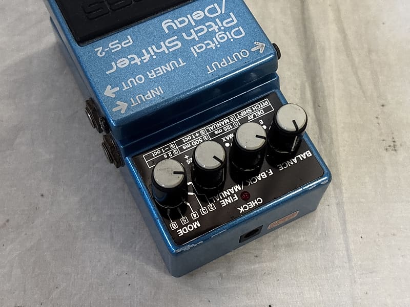 BOSS PS-2 Digital Pitch Shifter/Delay Blue Label Made in