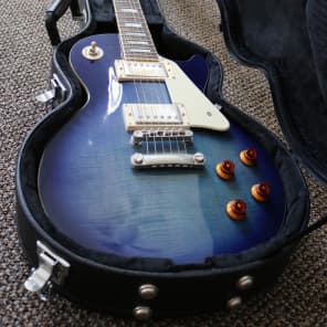 Epiphone Les Paul Standard 2010-2012 Blue Burst | Reverb