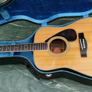 Yamaha FG251 Nippon Gakki 1976 Natural+Yamaha Hard Case | Reverb