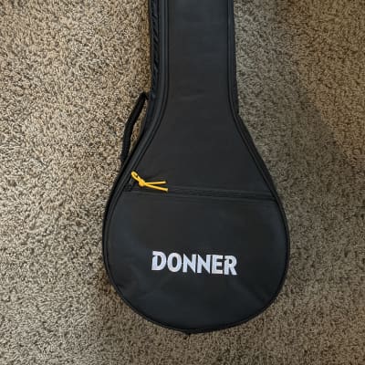 Donner Mahogany Sunburst Mandolin A Style Acoustic with Gig Bag,pick,strings,cloth image 8
