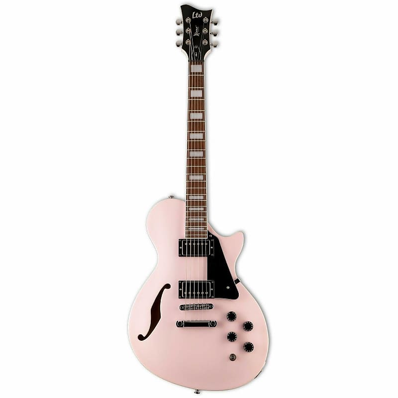 ESP LTD Xtone PS-1 Pearl Pink Semi-Hollow Electric Guitar  PS1 - B-Stock image 1