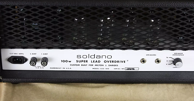 Soldano Super Lead Overdrive SLO-100 Head image 5