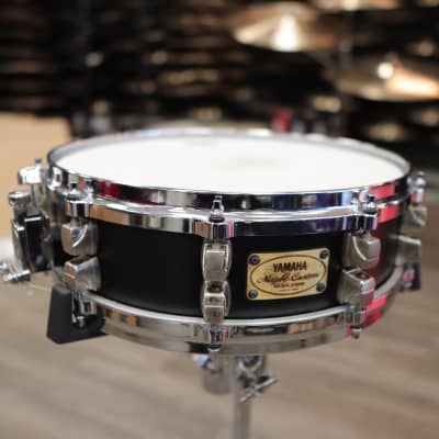 Used Yamaha 4x14" Maple Custom Snare Drum (Black) image 2