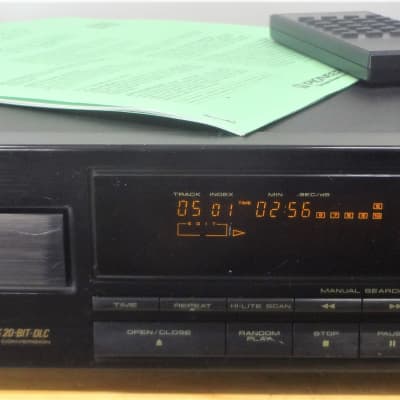 Single Disc Pioneer CD Player PD-4550 w Remote & Manual - Burr Brown PCM1700P DAC - image 2
