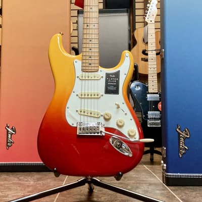 Fender Player Plus Stratocaster with Maple Fretboard 2023 - Tequila Sunrise image 1