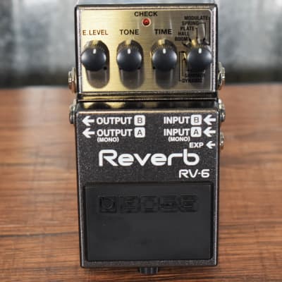 Boss RV-6 Reverb with Digital Delay Guitar Effect Pedal image 2