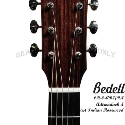 Bedell Coffee House Orchestra Natural Adirondack spruce & Indian rosewood handmade guitar image 12