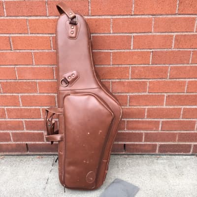 Reunion Blues Leather Tenor Saxophone Gig Bag Distressed Brown