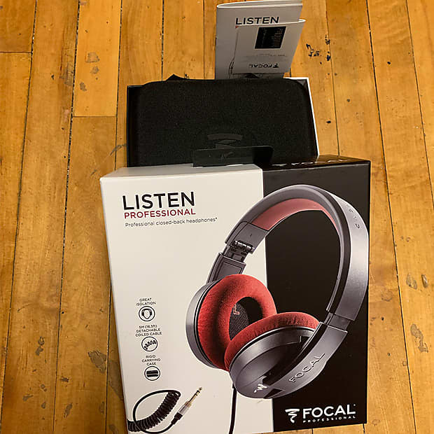 Focal Listen Pro Closed-Back Reference Studio Headphones - open