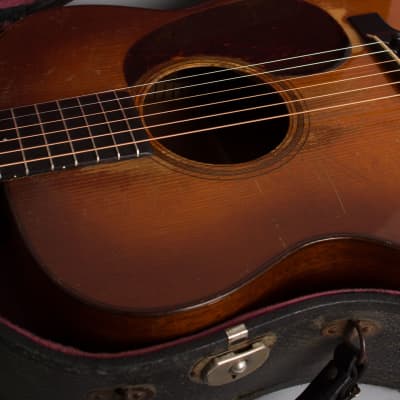C. F. Martin  OM-18 Shade Top Flat Top Acoustic Guitar (1932), ser. #50261, original black hard shell case. image 12