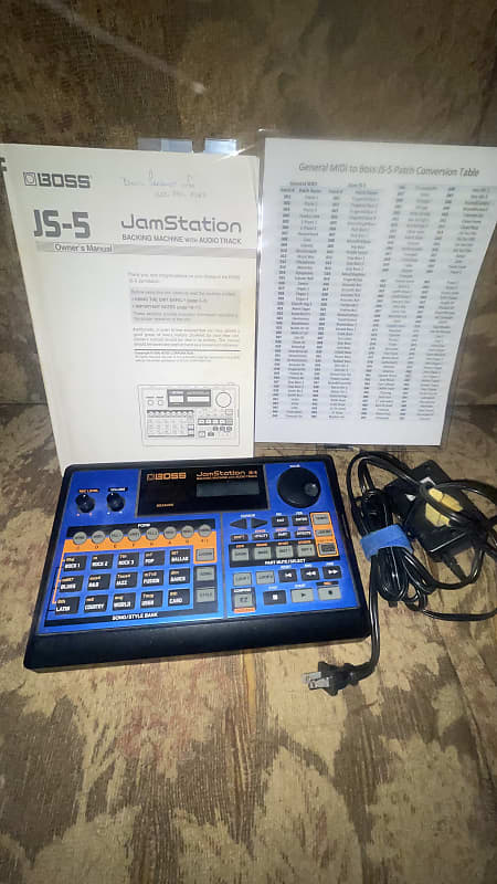 Boss JS-5 Jam Station Multi-Effect Unit 2000s - Blue | Reverb