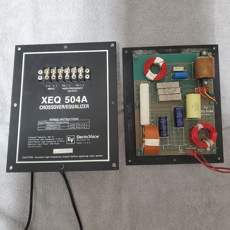 Electro Voice XEQ 504A CROSSOVER/EQUALIZER 90's Black Reverb