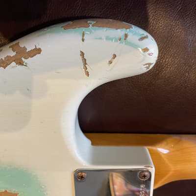 Fender Custom Shop '60 Reissue Stratocaster Relic 2010s White/Green image 21