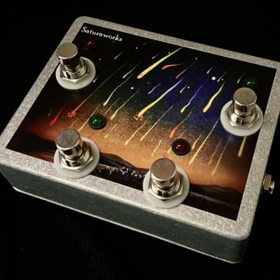 Saturnworks 4-way Active Buffered Splitter with Switches, Buffer Pedal for Guitar or Bass - Handcrafted in California image 2