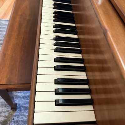 Steinway & Sons M model 5'7'' mahogany grand piano image 7