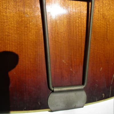 Kay Silvertone Jumbo Body Archtop Guitar, Late 1940's , 17" Body, Sunburst, Fancy Inlays, Gig Bag image 5
