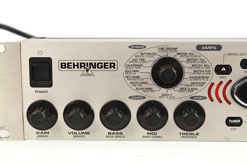 Behringer Bass V-AMP Pro Multi-Effects Processor - PROJECT