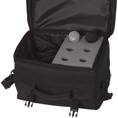 On Stage MB7006 6 Space Microphone Carry Bag image 2