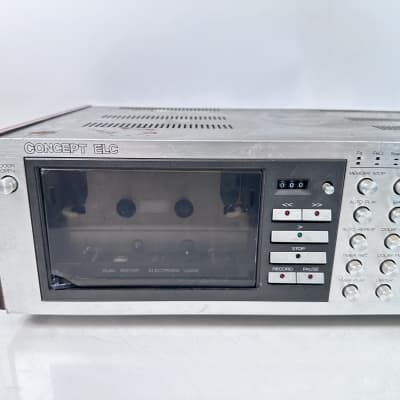 RARE CONCEPT ELC Stereo Cassette Deck authentic As Is