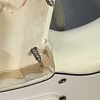 Squier Loaded Stratocaster Body Arctic White image 4