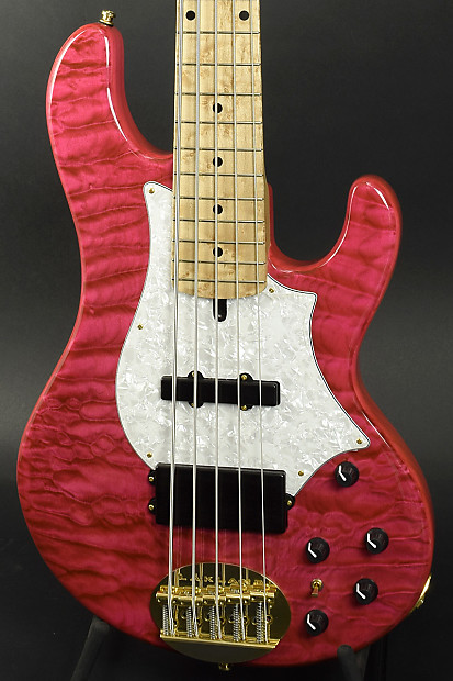 Lakland USA 55-69 Tetsuya Translucent Pink | Reverb