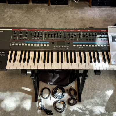 Roland Juno-X 61-Key Programmable Polyphonic Synthesizer w/Stand, Cables, Dust Cover, Paperwork