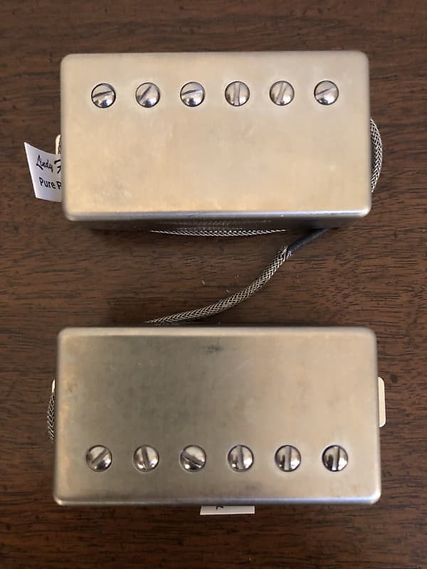 Lindy Fralin Pure PAF Stock Output Gibson Spaced Set in Raw | Reverb