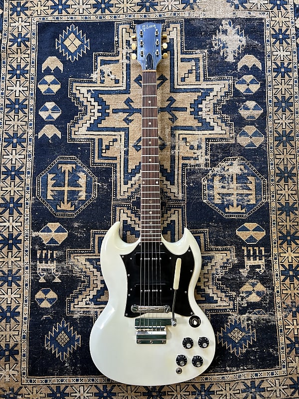 1966 Gibson SG Special Polaris White Refin | Reverb