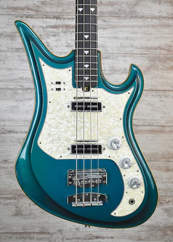 1960's Teisco EBX-200 Bass Blue MIJ Free Shipping | Reverb
