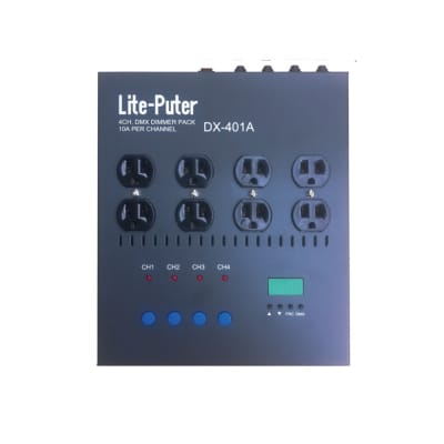 LITE-PUTER DX-402A DMX 30amp 3600w Dimmer Onboard Controller | Reverb