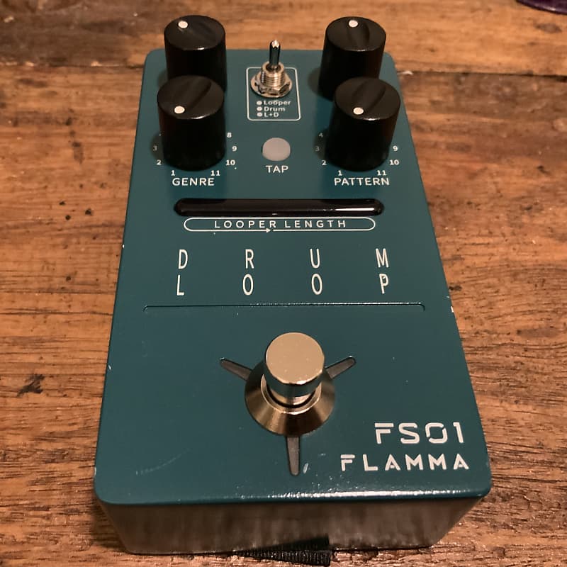 Flamma FS01 Drum Looper Blue Reverb