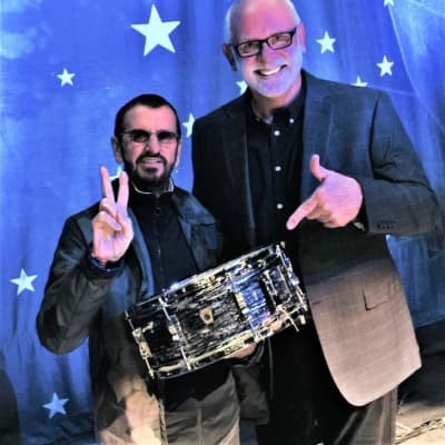 Ludwig Ringo Starr, Starr Festival Limited Edition Snare Drum. ONLY 1 LEFT!! 2018 - Black Oyster Pearl image 2