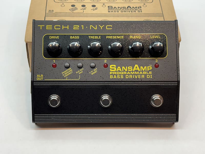 Tech 21 Sansamp Programmable Bass Driver