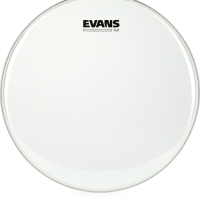 Evans EMAD2 Clear Bass Batter Head - 24 inch  Bundle with Evans G2 Clear Drumhead - 13 inch image 3