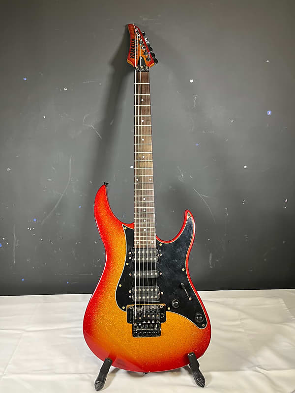 Used Rare 3 Color Flake Yamaha RGZ621P-R early 90s electric