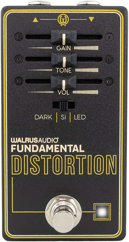 Walrus Audio Fundamental Distortion 2023 - Present - Black / Yellow image 1