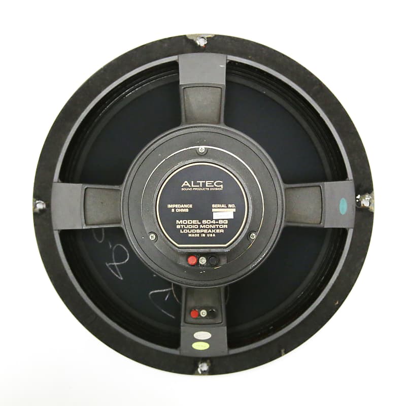 1970s Altec Lansing 604-8G Vintage Original Studio Monitor 15”