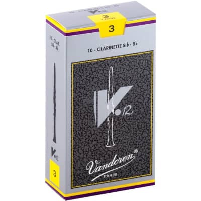Vandoren V12 Bb Clarinet Reeds - #3 10 Box image 3
