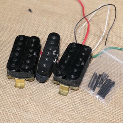 Ibanez INF4 INFS3 INF3 HSH Set Pickups Cosmo Black, Genuine 2012 Ibanez RG370QMSP Same Day Shipping #DS02 image 3