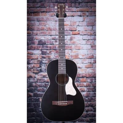 Art & Lutherie Roadhouse Parlor Acoustic Guitar | Faded Black image 4