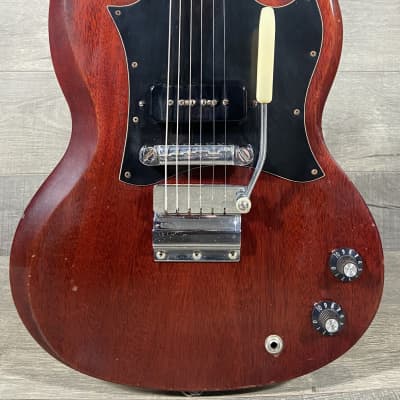 Gibson SG Junior 1968 - Cherry....BIG Neck Profile! image 2