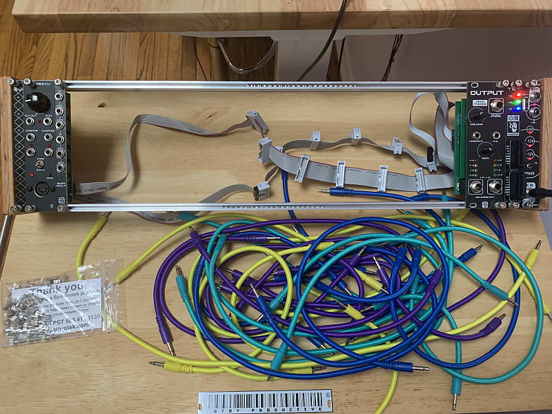 Eurorack Starter Bundle, Power Supply, MIDI to CV, Rack and Reverb