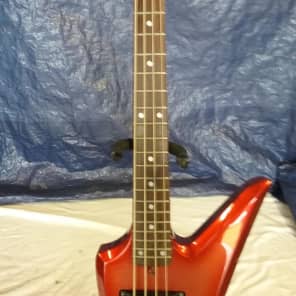 Aria Pro II ZZ Custom bass 1984 Amber Red image 4