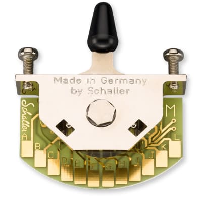 Schaller Germany 5-Way Megaswitch MODEL M for Advanced Pickup Switching